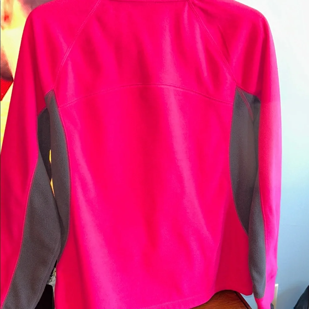 Tek Gear Pink and Gray L/S Sweat Jacket with zipper w/pockets - Picture 4 of 6